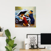 Hondenmechanica Poster (Thuiskantoor)