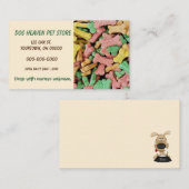 Hondenmelk bot collectie visitekaartje (Voorkant / Achterkant)