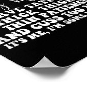Hondenmoeder met Tattoos ogen dik en dijen Poster (Hoek)
