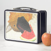 Hondenmond en watermeloen metalen lunchbox (In situ)