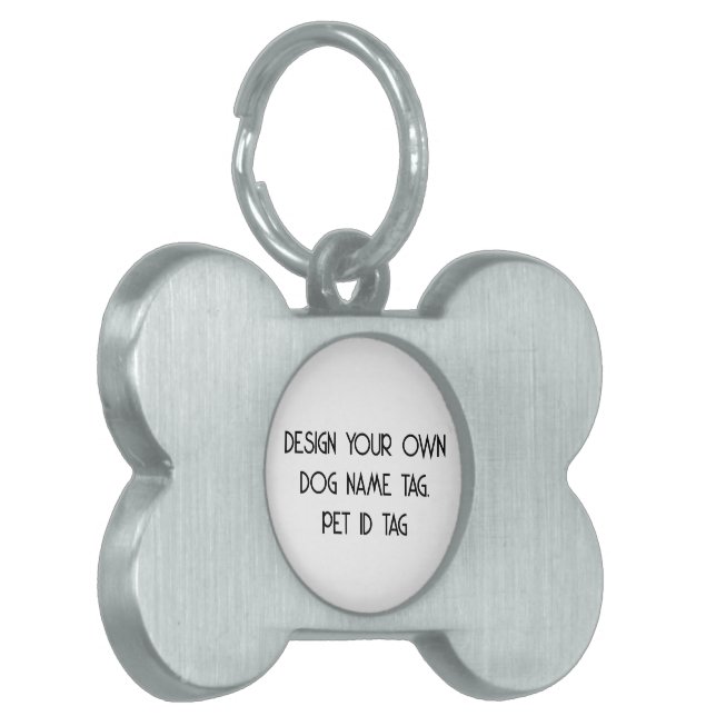 Hondennaamlabels, Creëer Uw eigen kerstcadeau Huisdieren Naamplaatje (Voorkant Links)