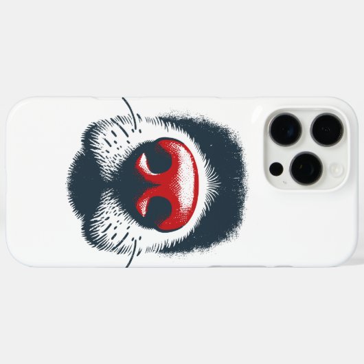 HONDENNEUS CLOSE-UP Case-Mate iPhone CASE (Achterkant (horizontaal))