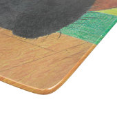 Hondenneus en bosbes snijplank (Hoek)