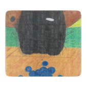 Hondenneus en bosbes snijplank (Voorkant)