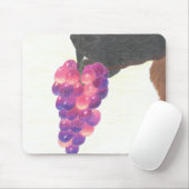 Hondenneus en druif muismat (Met muis)