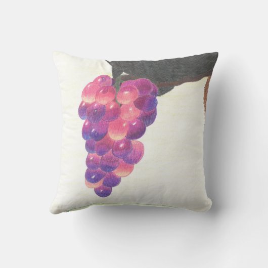 Hondenneus en druivenkussen kussen (Achterkant)