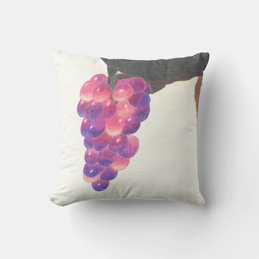 Hondenneus en druivenkussen kussen (Voorkant)