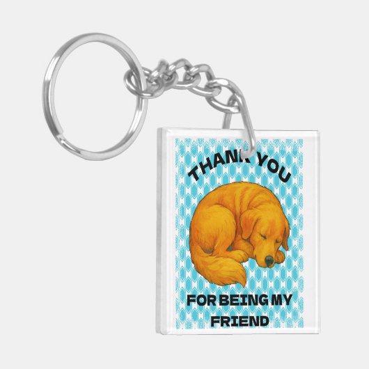 hondenofferte sleutelhanger (Voorkant Links)