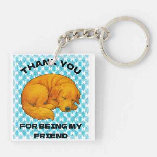 hondenofferte sleutelhanger (Achterkant)