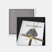 hondenoormerken op de Heilige Bijbel Magneet (Voorkant / Achterkant)