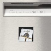 hondenoormerken op de Heilige Bijbel Magneet (Insitu (Vaatwasser))