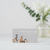 Hondenoppas Dagverzorging Training Visitekaartje (Staand voorkant)