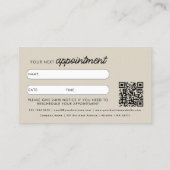 Hondenoppas Trainer Dierenverzorging Honden Afspra Visitekaartje (Achterkant)