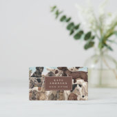 Hondenoppas Trainer Dierenverzorging Honden Afspra Visitekaartje (Staand voorkant)