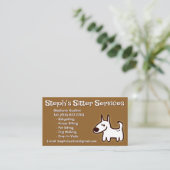  hondenoppas / Walker Visitekaartjes (Staand voorkant)