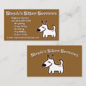  hondenoppas / Walker Visitekaartjes (Voorkant / Achterkant)