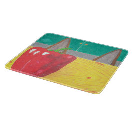 Hondenoren en peper snijplank