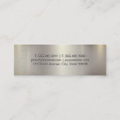 Hondenpakket | Hondentraining Metaal Glanzende Ach Mini Visitekaartje (Achterkant)