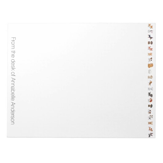 hondenparade notitieblok (Voorkant)