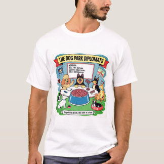 Hondenpark Diplomaten Funny Humor T-shirt