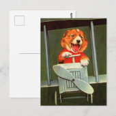 hondenpiloot briefkaart (Voorkant / Achterkant)