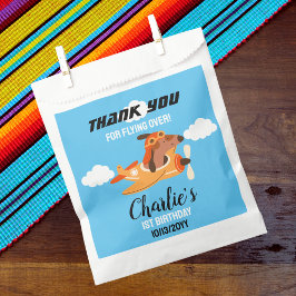 Hondenpiloot Vliegend Vliegtuig, Leuke Verjaardag  Bedankzakje