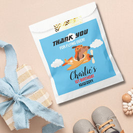 Hondenpiloot Vliegend Vliegtuig, Leuke Verjaardag  Bedankzakje