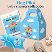 Hondenpiloot Vliegend Vliegtuig, Leuke Verjaardag  Bedankzakje