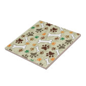 hondenpokken en -beenderen tegeltje (Zijkant)