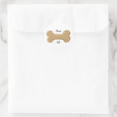 Hondenpond_Mooi bot Ronde Sticker (Tas)
