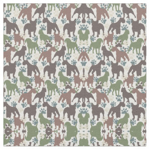 Hondenpoot Dierprint Camouflage Camo Patroon Stof
