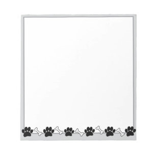 Hondenpoot en Botten Tekenen Custom Notitieblok