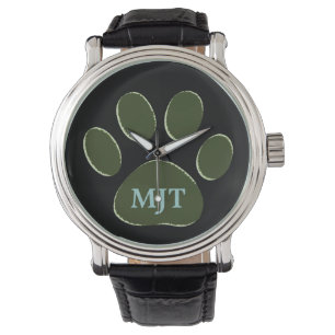 Hondenpoot gepersonaliseerd horloge