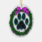 Hondenpoot Kerst Ornament (Rechts)
