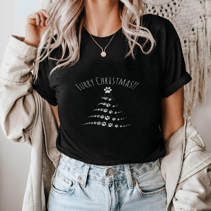 Hondenpoot kerstboom   Furry Christmas T-shirt
