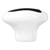 Hondenpootafdruk deur en lade trekknoppen voor hui keramische knop (Zijkant)