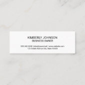 Hondenpootafdruk | Groene gras achtergrond Mini Visitekaartje (Achterkant)