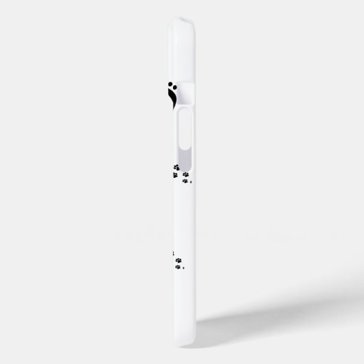 Hondenpootafdruk - Huisdier & Menselijke print Case-Mate iPhone Case (Achterkant / Links)