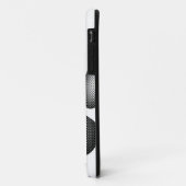 Hondenpootafdruk in zwart-wit verlopen Case-Mate iPhone case (Achterkant/links)