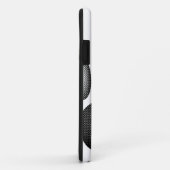 Hondenpootafdruk in zwart-wit verlopen Case-Mate iPhone case (Achterkant/rechts)