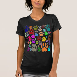 Hondenpootafdrukken Overal Op Hondenpoten T-shirt