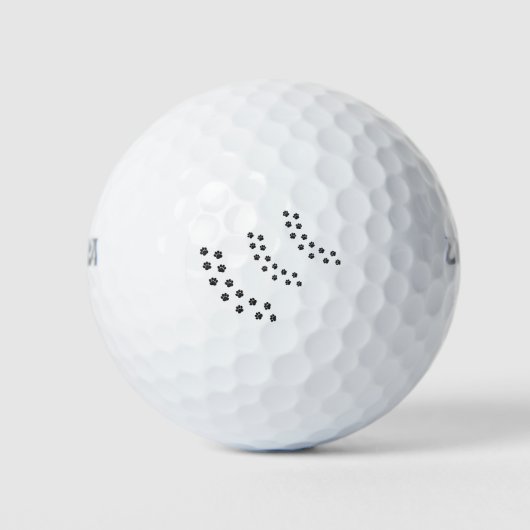 **HONDENPOOTJES IN OVERVLOED** GOLFBAL GOLFBALLEN (Voorkant)