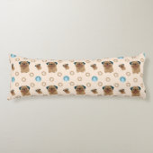 hondenpootpatroon lichaamskussen (Voorkant)