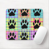 Hondenpootpatroon Quilt Muismat (Met muis)