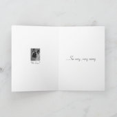 Hondenportret akita met trieste expressie kunst so kaart (Binnen)