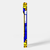 Hondenportret in Glas in lood artwork Case-Mate iPhone Case (Achterkant / Links)