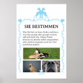 Hondenposter om zelf te ontwerpen poster (Voorkant)