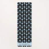 Hondenpoten, blauwe poten, witte harten, Jouw naam Yogamat (Voorkant)