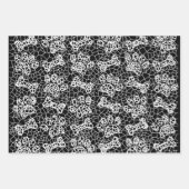 Hondenpoten en Botten Faux Lace Art Print Inpakpapier Vel (Voorkant 3)