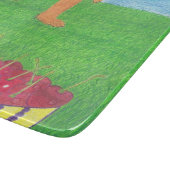 Hondenpoten en kers snijplank (Hoek)